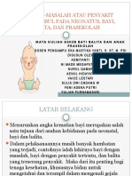 Masalah-Masalah Atau Penyakit Lazim Timbul Pada Neonatus