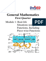 General Mathematics: First Quarter