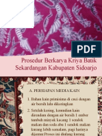 Batik Tulis Sekardangan Sidoarjo