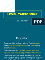 Level Taksonomi