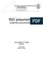 RSV Pneumonitis: (Treatment and Prevention)