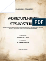 Activity 01 - Architecturasl Heritage Site and Structures-LASTRA