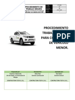 PTS 003 - para Conductor de Vehiculo Menor