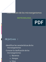 2 Cladisificacion de Microorganismos