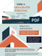 Paragraph Writing: Topic 6