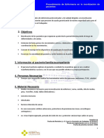 P.105 Procedimiento de Enfermería en La Movilización de Pacientes