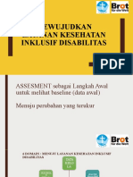 Domain Layanan Kesehatan Inklusif Disabilitas