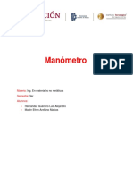 Manómetro: Ing. en Materiales No Metálicos 3er
