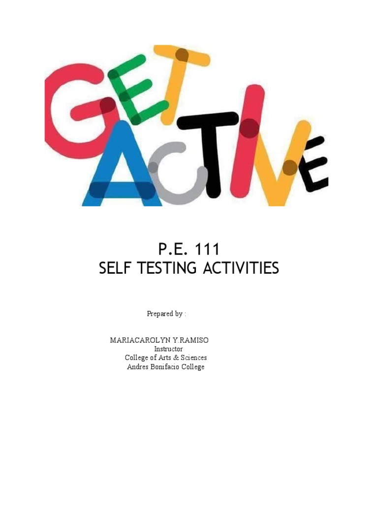 PE 111 Gymnastics Self-Testing Guide | PDF | Physical Fitness ...