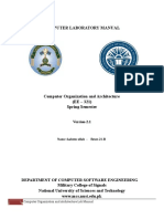 Computer Laboratory Manual: Department of Computer Software Engineering