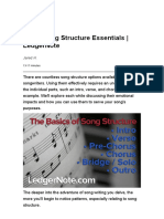 Basic Song Structure Essentials LedgerNote