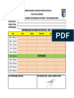 Formato Horarios de Practicas 2020-1