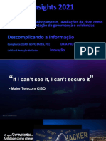 IBM Security Insights - Apresentação - Jornada de Proteção de Dados - Classificação, Monitoramento e Relatórios.