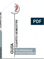 Guía de aprendizaje autogestionable para el semestre cuarto de Matemáticas IV y Biología II