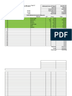 Presupuesto de Instalacion de 10 Servi: Estimated Cost of Project