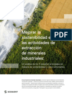 Improved Sustainability For Industrial Minerals Report ES