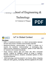Amity School of Engineering & Technology: Iot (Internet of Things)