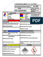 Hoja de Datos Biosanitarios