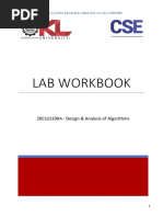 DAA Lab Work Book