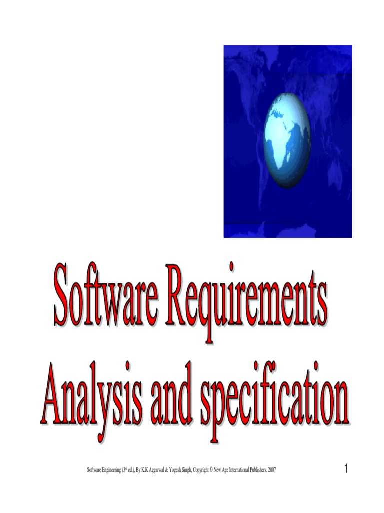 Software Requirements | PDF | Software | Engineering