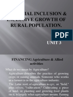 Financial Inclusion & Inclusive Growth of Rural Population.