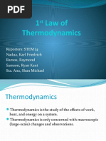 STEM J4 - 1st Laws of Thermodynamics