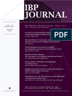 IBP Journal (2021, Vol. 46, Issue No. 1)