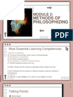 Module 02 Methods of Philosophizong
