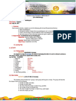 Department of Education: Topic: Time Frame: Date: I. Outcomes