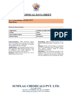 Sunflag Chemicals Pvt. LTD: Technical Data Sheet