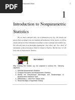 Chapter 1-Introduction To Non-Parametric Statistics