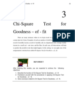 chapter 3-Chi Square Test for Goodness of fit