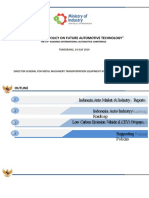 "Government Policy On Future Automotive Technology": Tangerang, 24 July 2019