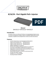 8-24 Port Gigabit PoE+ Injector Manual