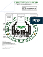 Formulir SD 2021-2022