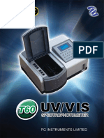 T60 UV-VIS Spectrophotometer: High Quality, User Friendly, and Affordable