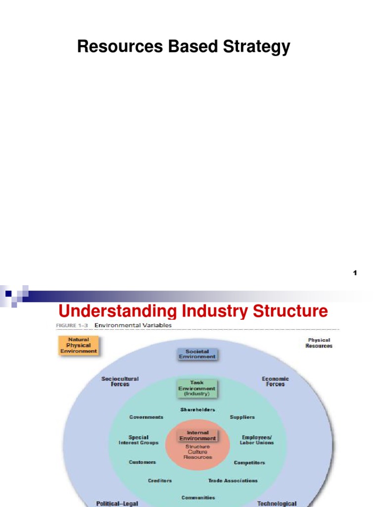 05 Resource Based View Strategy | PDF