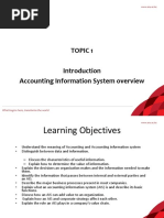 ACC 311 - Topic 1 - AIS Overview