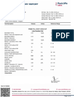 Prime Full Body Check-Up: Test Description Value(s) Unit(s) Reference Range