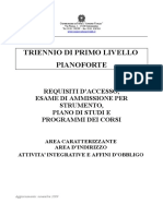 Pianoforte Triennio Es