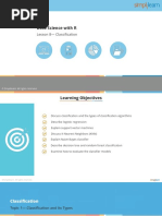 Lesson 8 - Classification