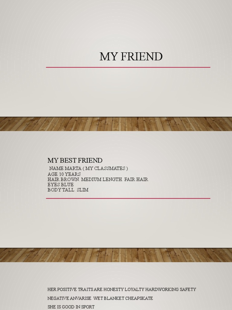 My Friend | PDF