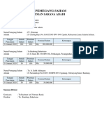 PEMEGANG SAHAM PT. PSA,