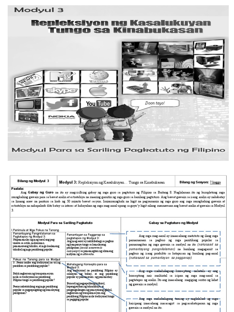 GRADE 8 FILIPINO MODULE 3RD QUARTER PDF visual data 6
