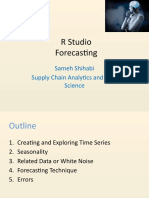 R Studio Forecasting: Sameh Shihabi Supply Chain Analytics and Data Science