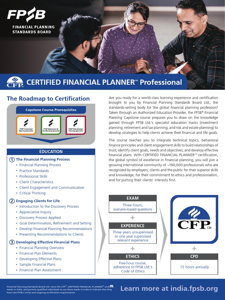 Cfp Capstone Financial Plan Example