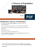 Palma Malthusian Theory of Population