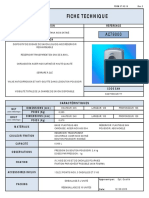 Fiche Technique: Dénomination Référence