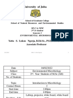 University of Juba: Yatta S. Lukou Ngerja, B.Ed-Sc., PGD, M.SC, PH.D Associate Professor
