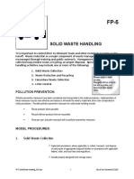 Solid Waste Handling: Pollution Prevention